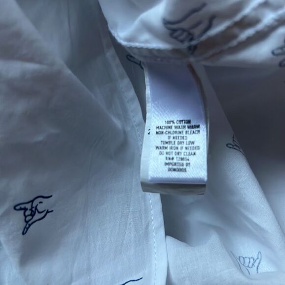 BONOBOS SHIRT, button Down, Hang loose print Size M Slim Fit - Picture 5 of 7